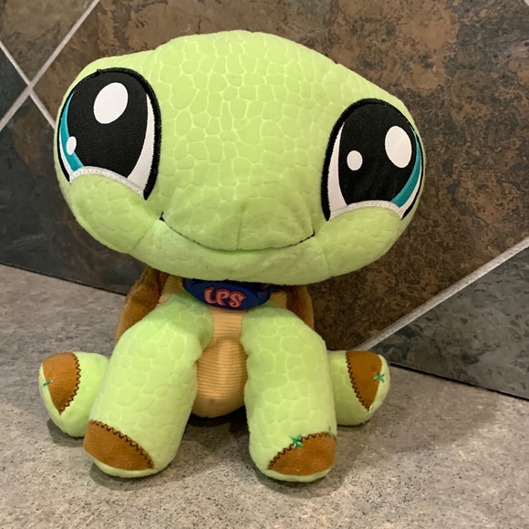 Littlest Pet Shop Toys Hasbro 9 Littlest Pet Shop Turtle Plush 207